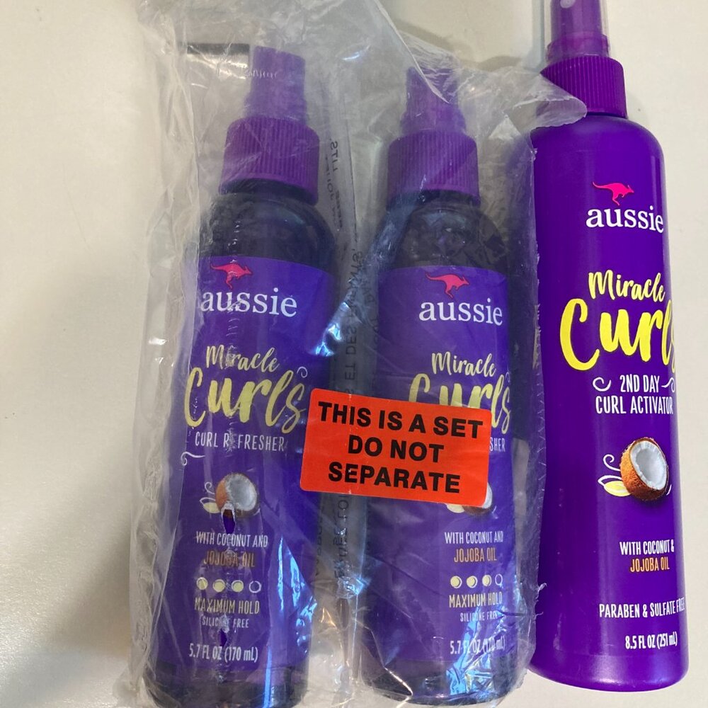 Aussie Miracle Curls Activator and Curl Refresher